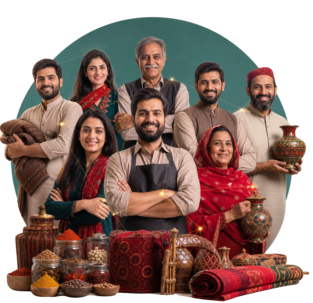 Community connected through ZAK Bazaar Network